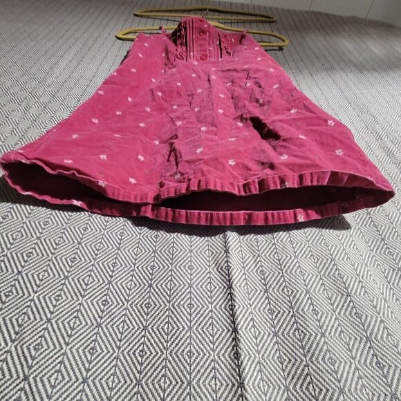 Gap Kids Girl's Ruffles With Heart Buttons White Flowers Soft Dress Size M(7-8) - Picture 7 of 8